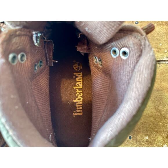 Vintage Timberland Euro Hiker Boots Brown Leather Mens 8.5M 90s Classic Hiking main image 11